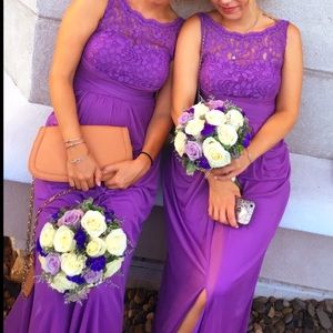Lavender bridesmaid dress